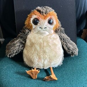 Disney/Star Wars Porg Talking Plush 12.5” EUC